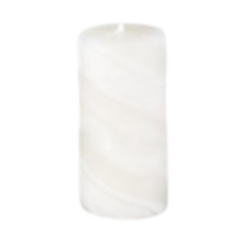 Bijenwas stompkaars (100mm x 50mm) wit