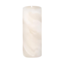 Bijenwas stompkaars (100mm x 40mm) wit