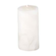 Bijenwas stompkaars (80mm x 40mm) wit