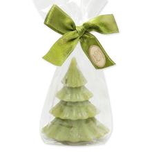 Schapenmelkzeep kerstboom 42g in cellofaan, Verbena