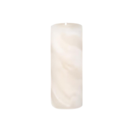Bijenwas stompkaars (100mm x 40mm) wit