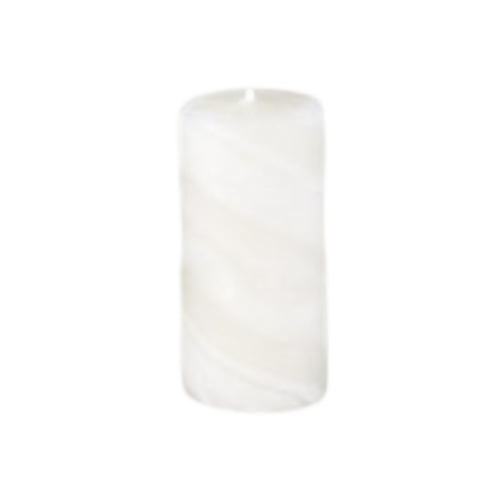Bijenwas stompkaars (100mm x 50mm) wit